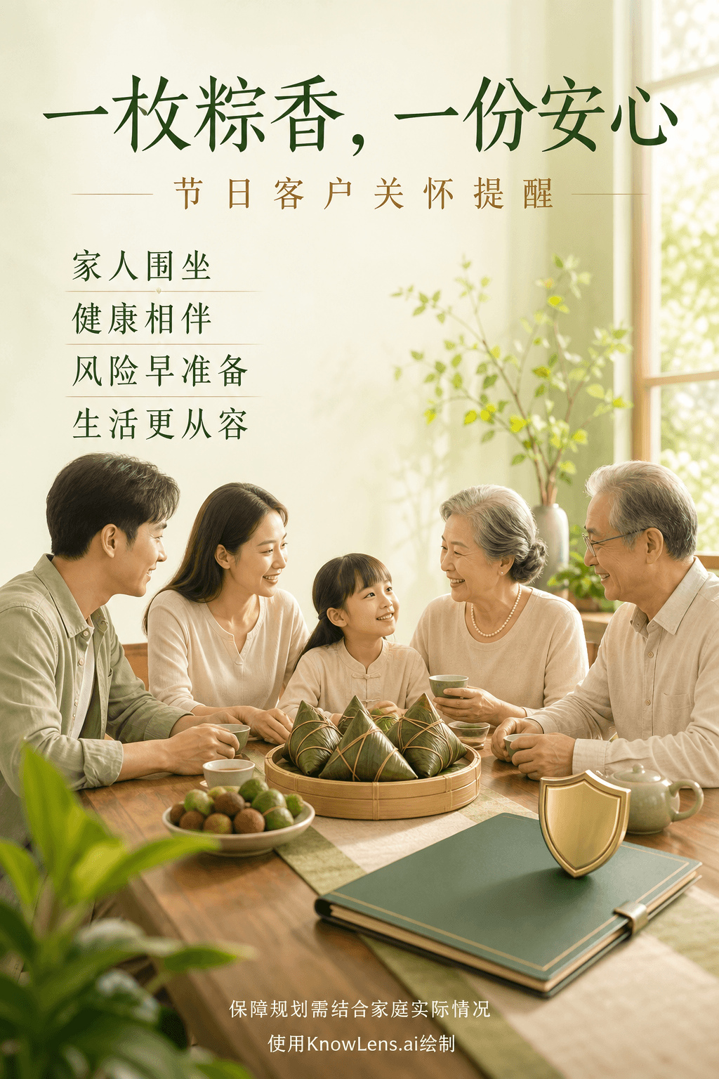 一枚粽香,一份安心海报