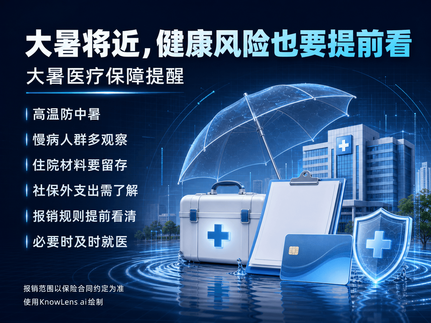 大暑将近,健康风险也要提前看海报