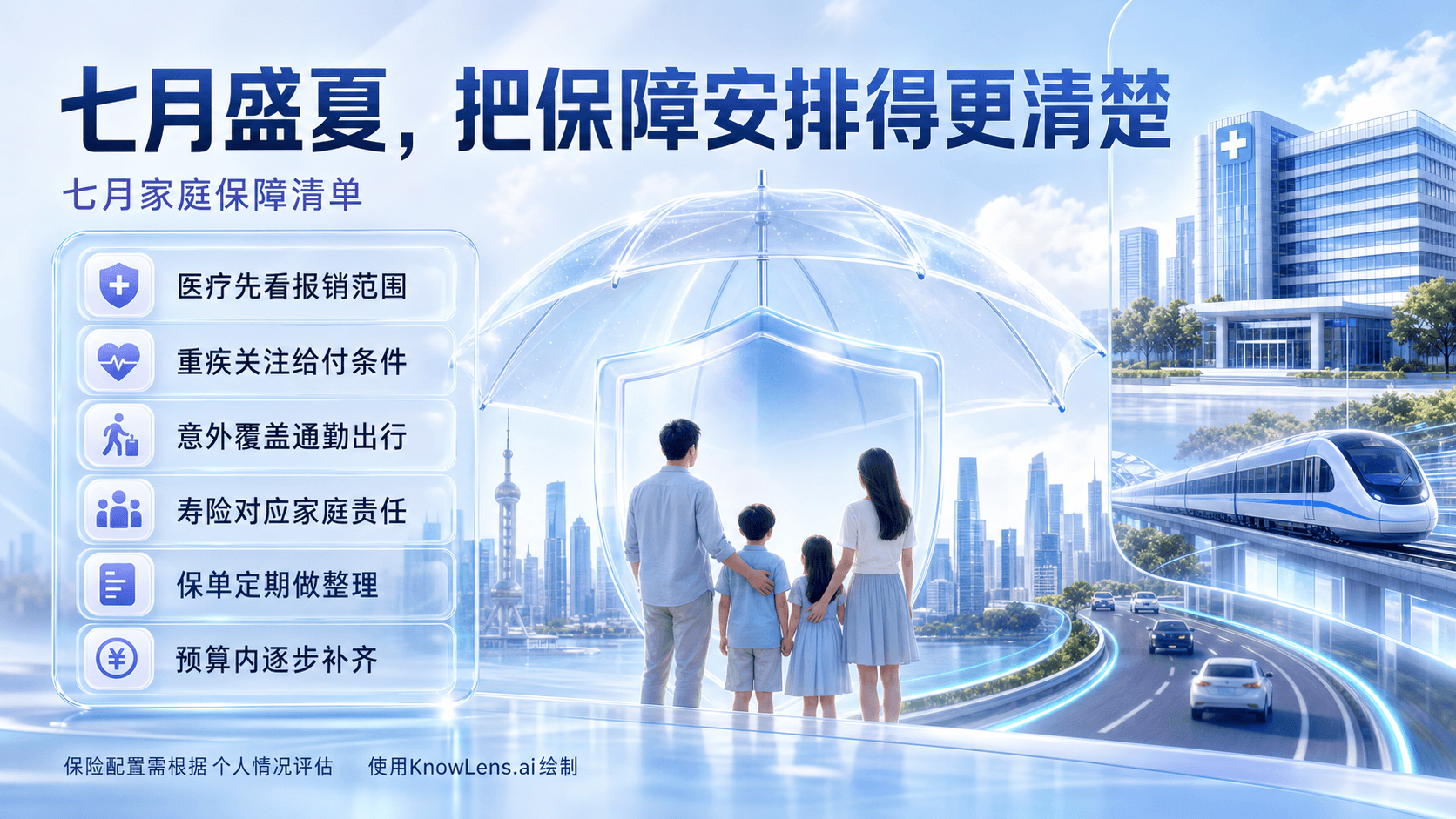 七月盛夏,把保障安排得更清楚海报