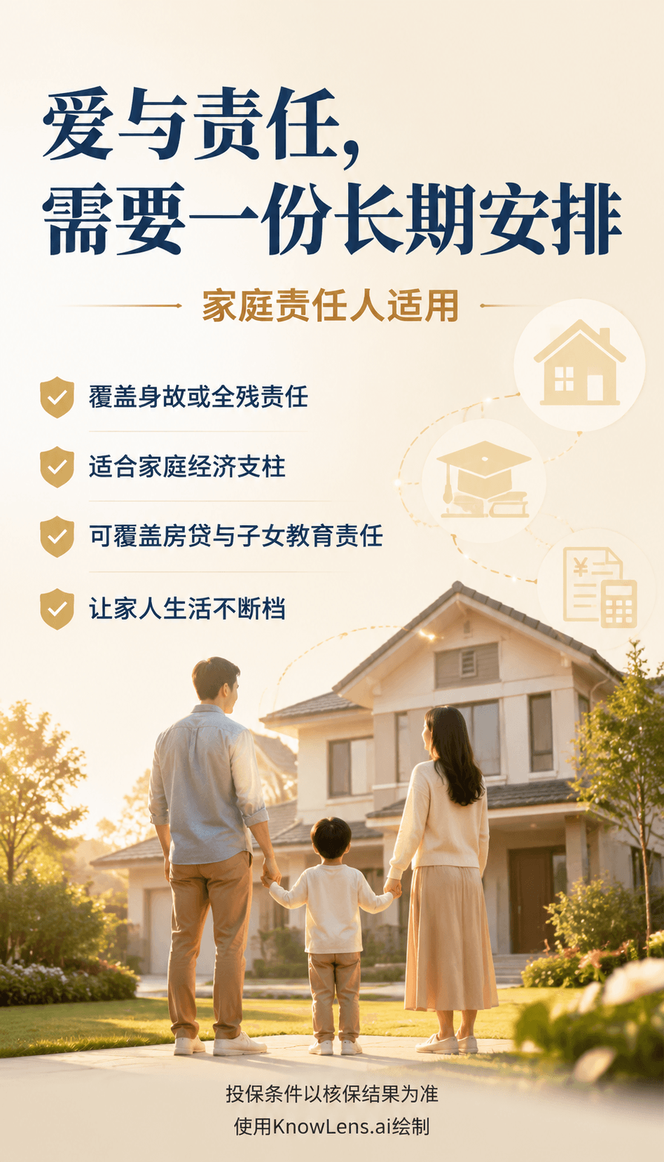 爱与责任,需要一份长期安排海报