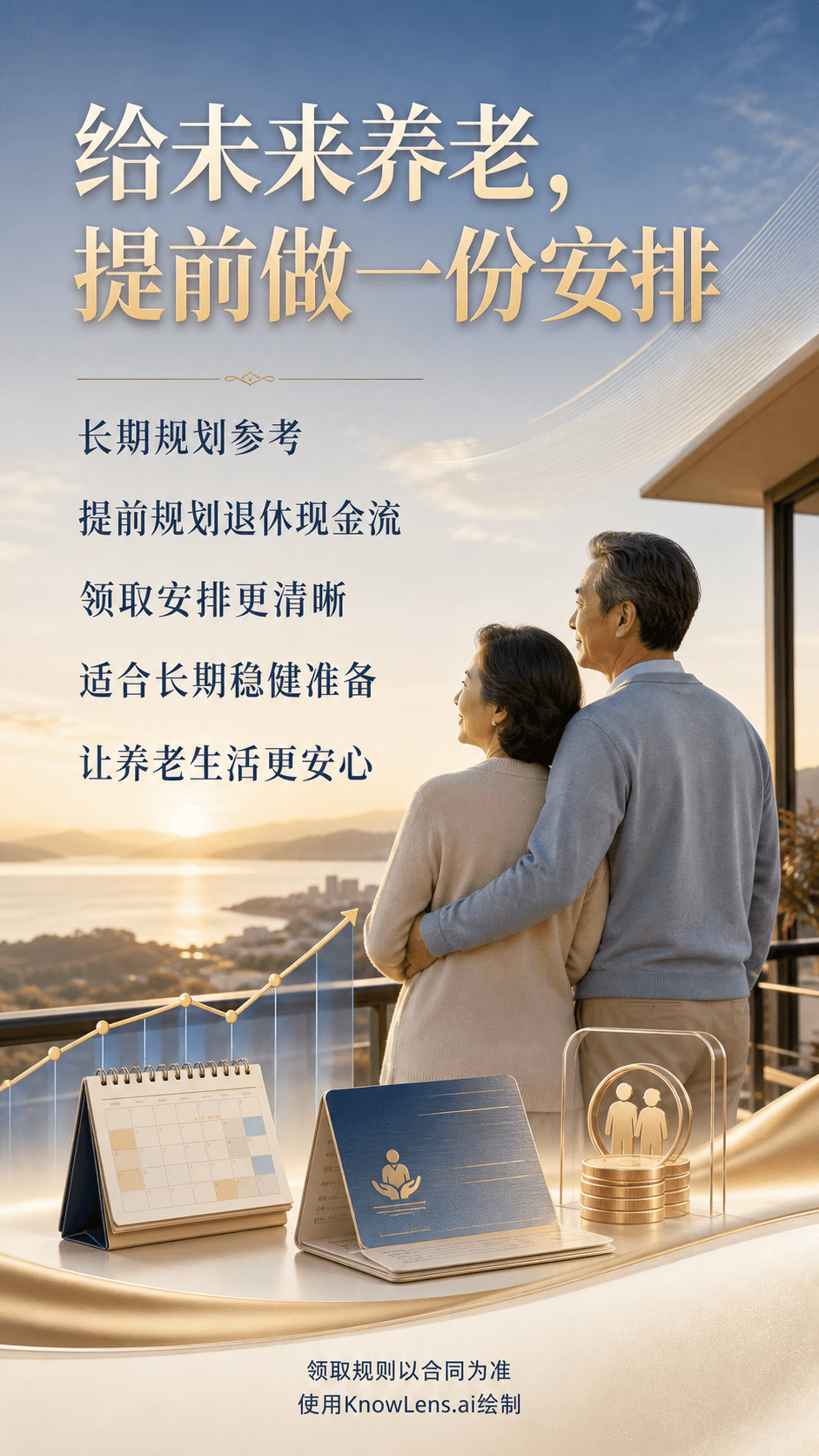 给未来养老,提前做一份安排海报