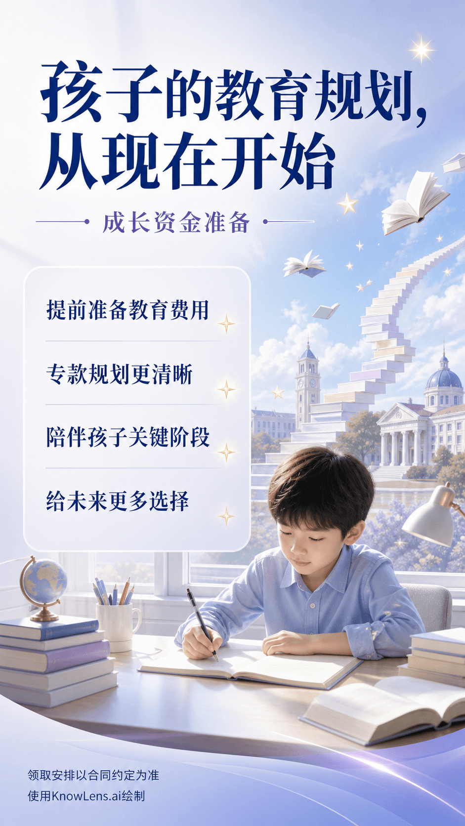 孩子的教育规划,从现在开始海报