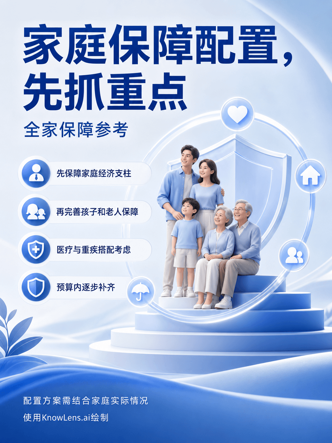 家庭保障配置,先抓重点海报