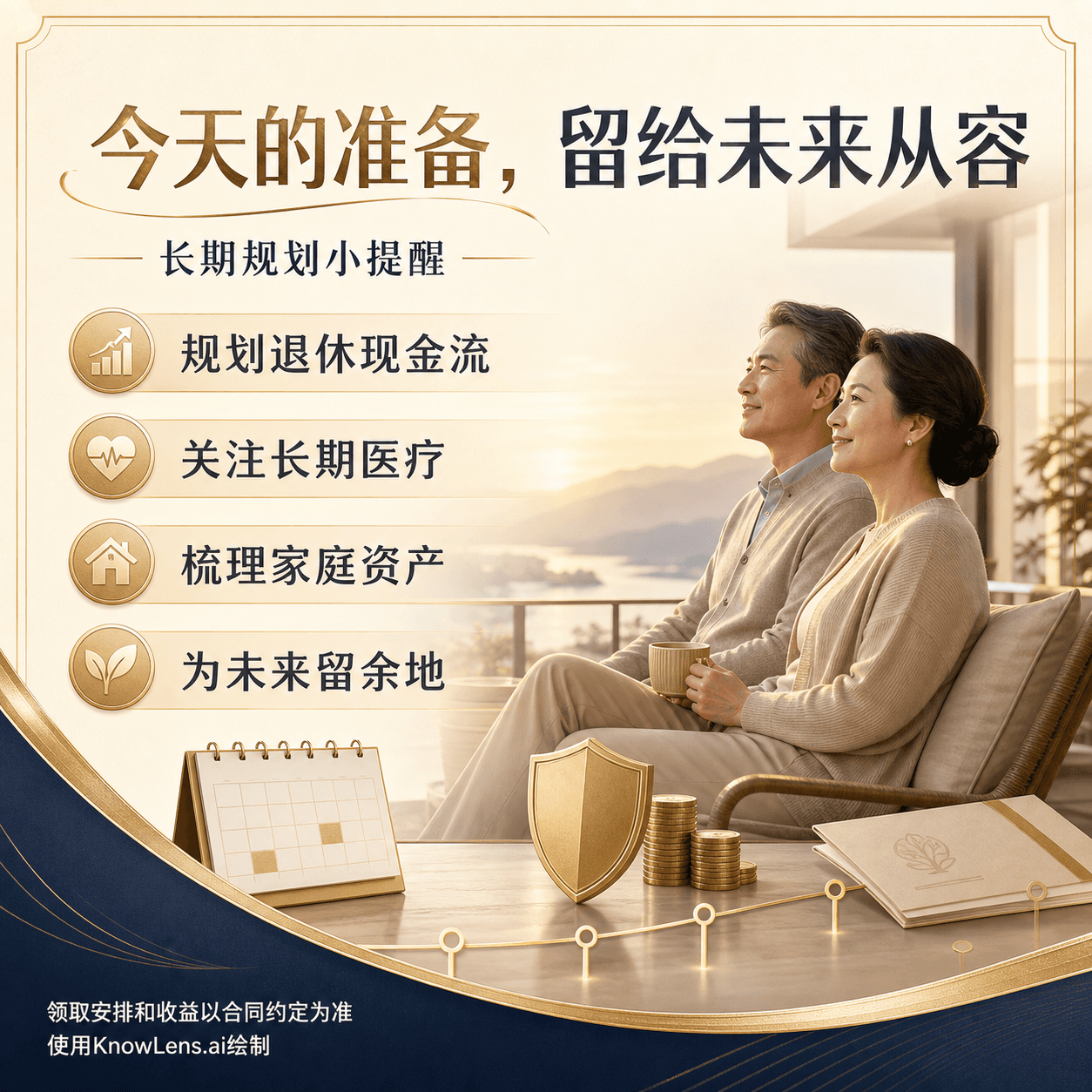 今天的准备,留给未来从容海报