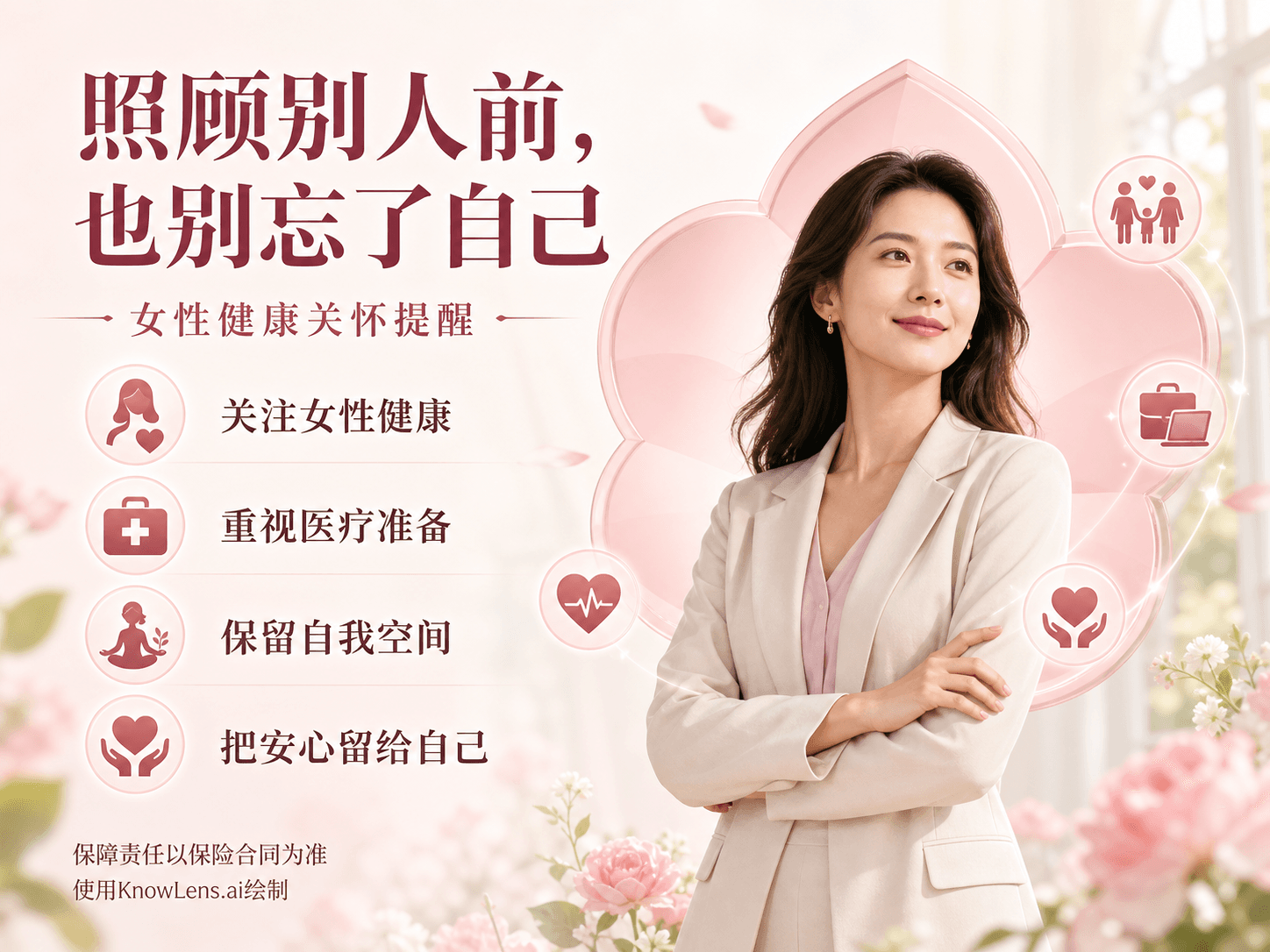 照顾别人前,也别忘了自己海报