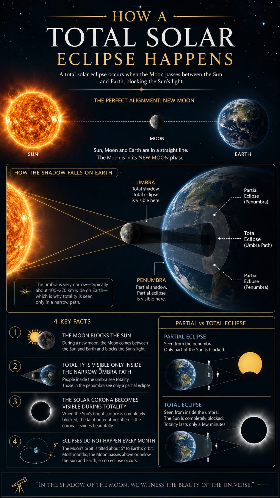 Solar system explainer video from topic text