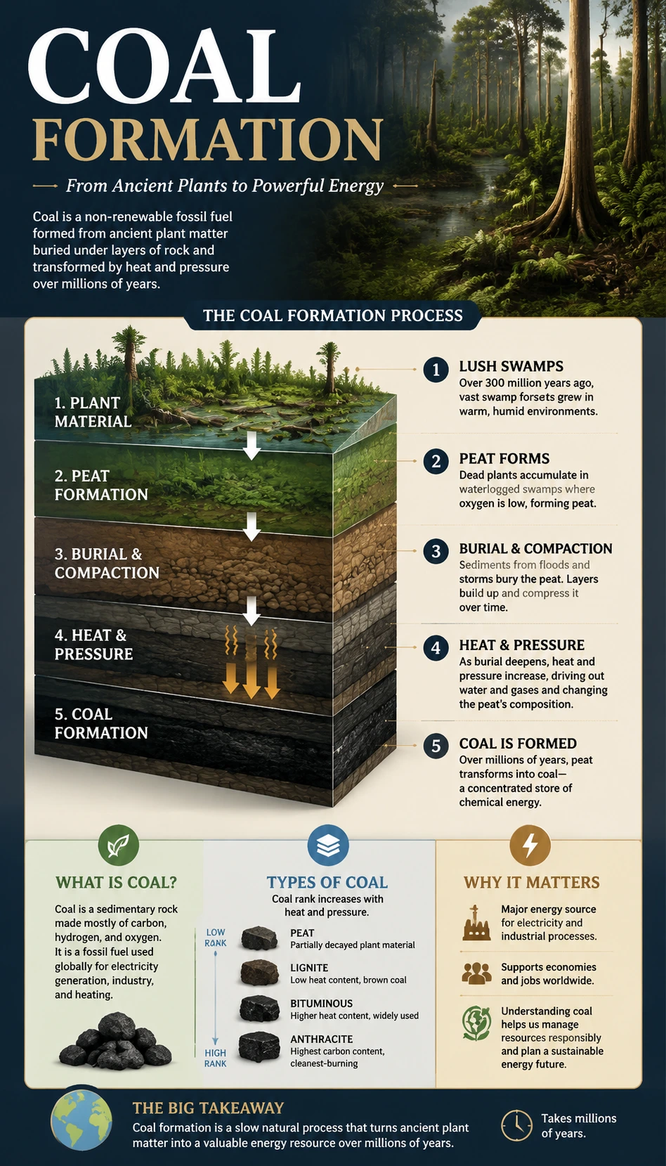Coal Formation infographic