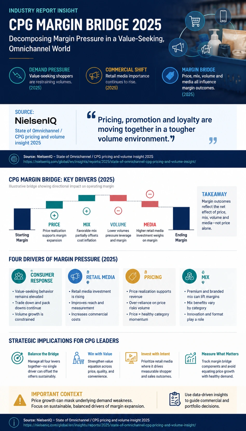 CPG industry report infographic poster