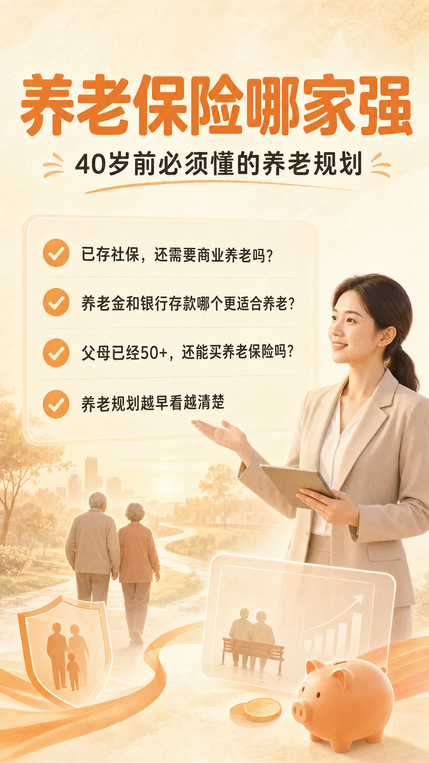 养老保险哪家强海报